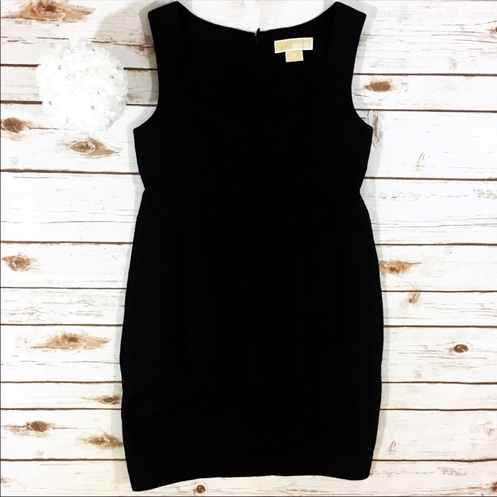 Michael Kors Metallic Black Dress